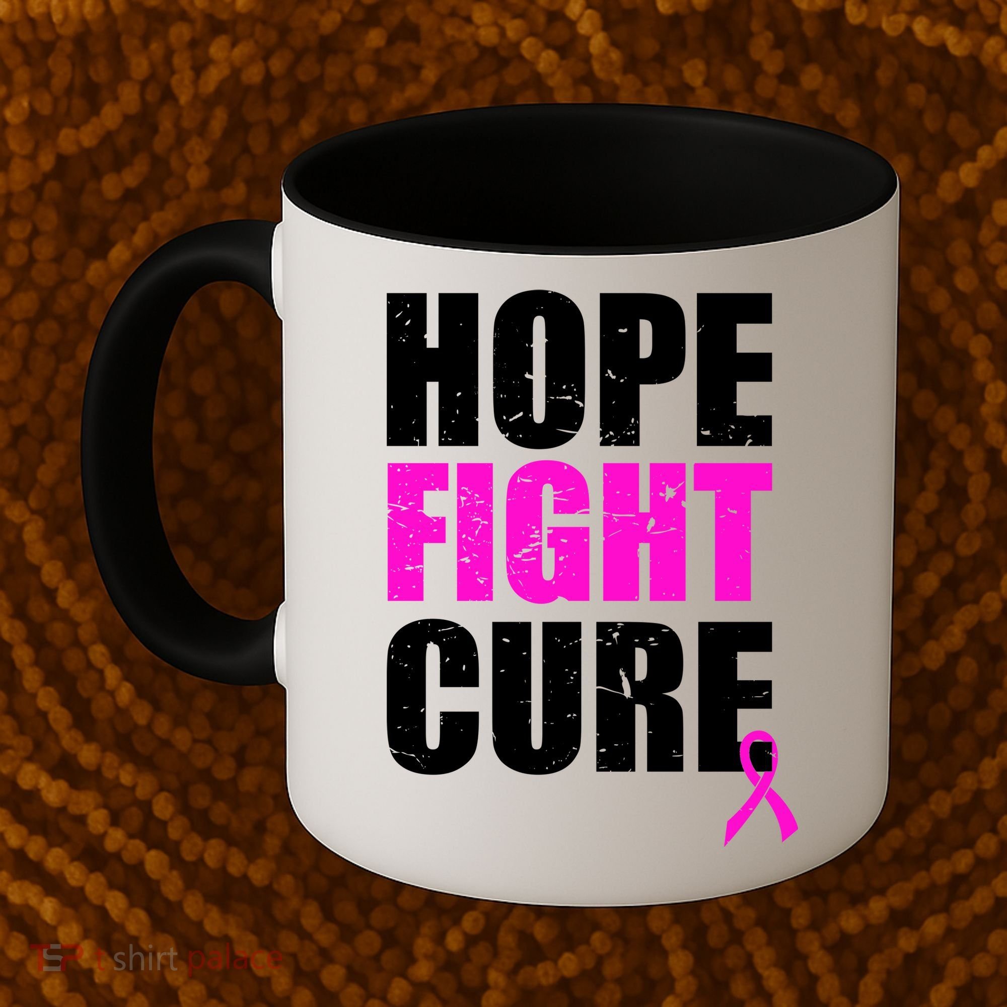 Hope Fight Cure Breast Cancer Coffee Mug