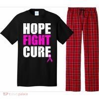 Hope Fight Cure Breast Cancer Pajama Set thumb 0