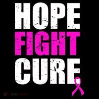 Hope Fight Cure Breast Cancer Ornament thumb 1
