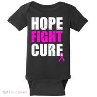 Hope Fight Cure Breast Cancer Baby Bodysuit thumb 0