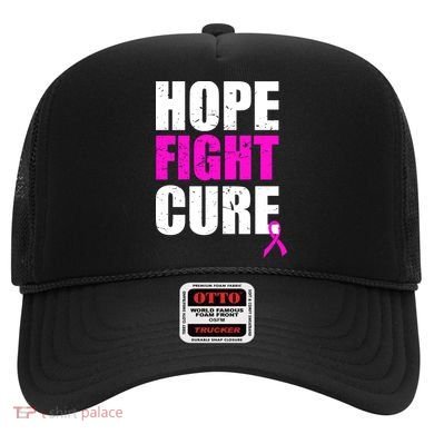 Hope Fight Cure Breast Cancer Hat