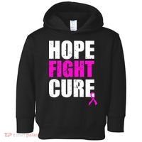 Hope Fight Cure Breast Cancer Toddler Hoodie thumb 0