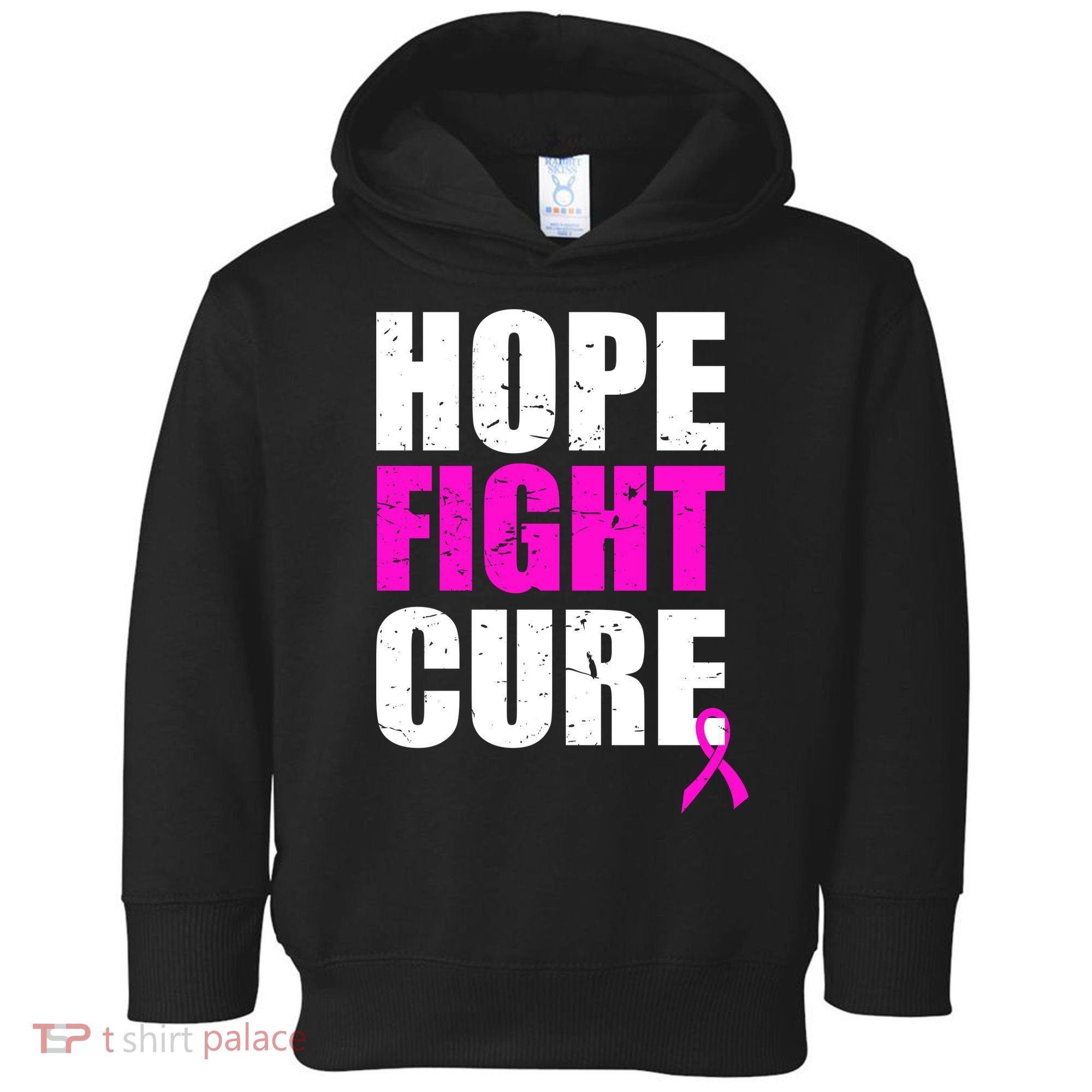 Hope Fight Cure Breast Cancer Toddler Hoodie