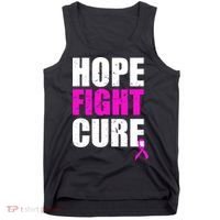 Hope Fight Cure Breast Cancer Tank Top thumb 0