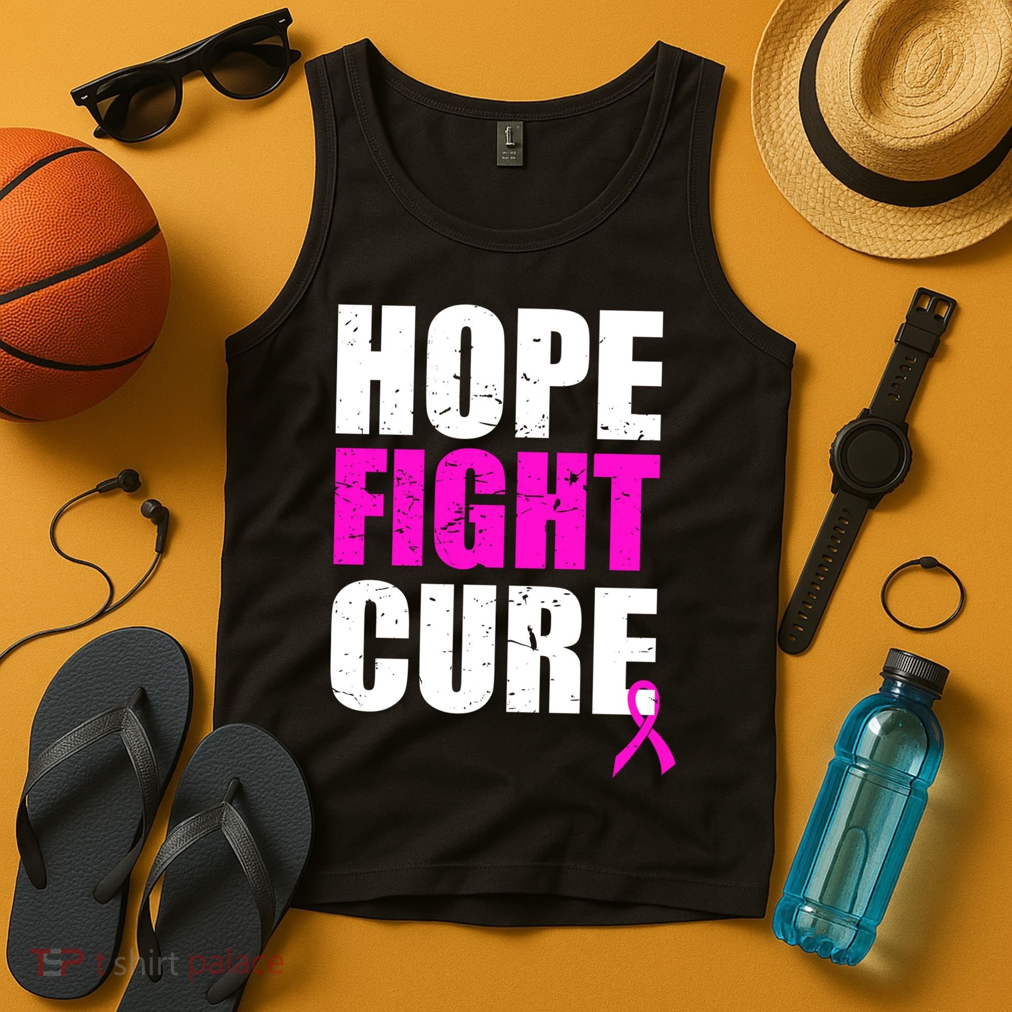 Hope Fight Cure Breast Cancer Tank Top