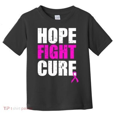 Hope Fight Cure Breast Cancer Toddler T-Shirt