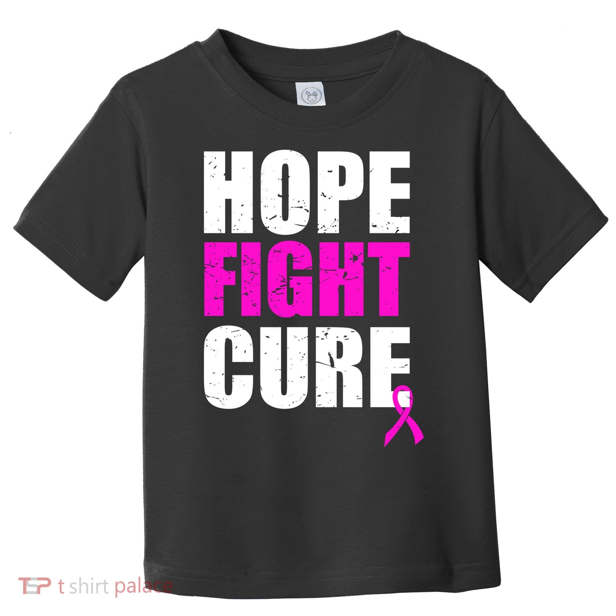 Hope Fight Cure Breast Cancer Toddler T-Shirt