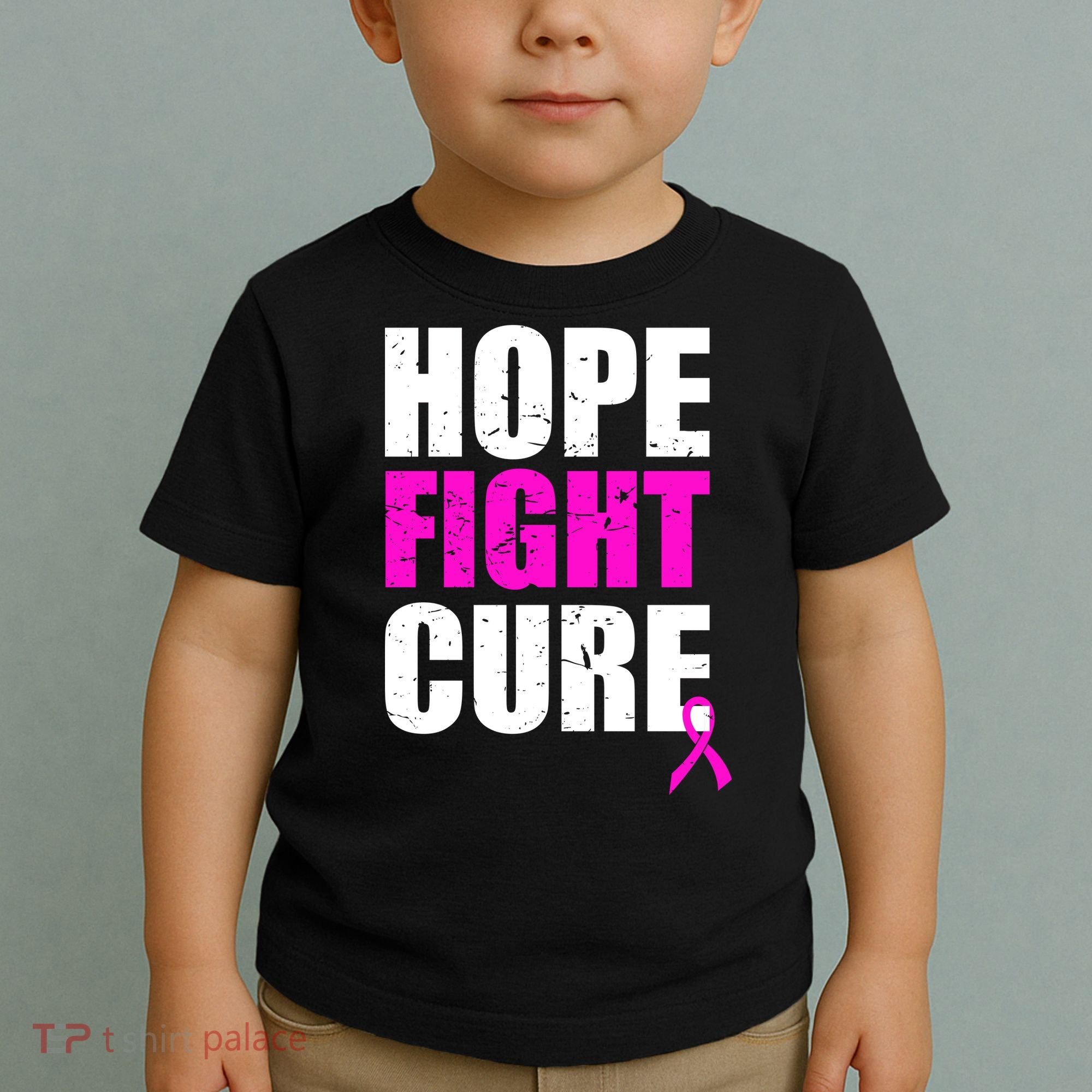 Hope Fight Cure Breast Cancer Toddler T-Shirt