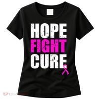 Hope Fight Cure Breast Cancer Women's T-Shirt thumb 0