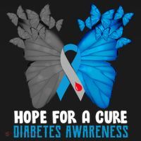 Hope For A Cure Diabetes Awareness Butterfly Apron thumb 3