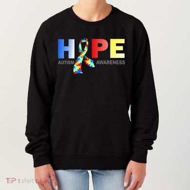 Hope For Autism Awareness Tribute Women's Sweatshirt