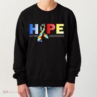 Hope For Autism Awareness Tribute Women's Sweatshirt thumb 0