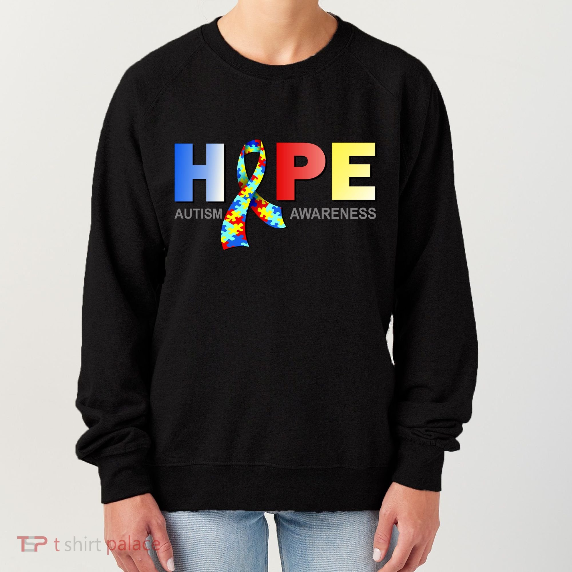 Hope For Autism Awareness Tribute Women's Sweatshirt