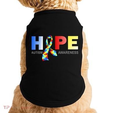 Hope For Autism Awareness Tribute Doggie Tank