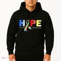 Hope For Autism Awareness Tribute Hoodie thumb 2