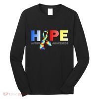 Hope For Autism Awareness Tribute Long Sleeve Shirt thumb 0