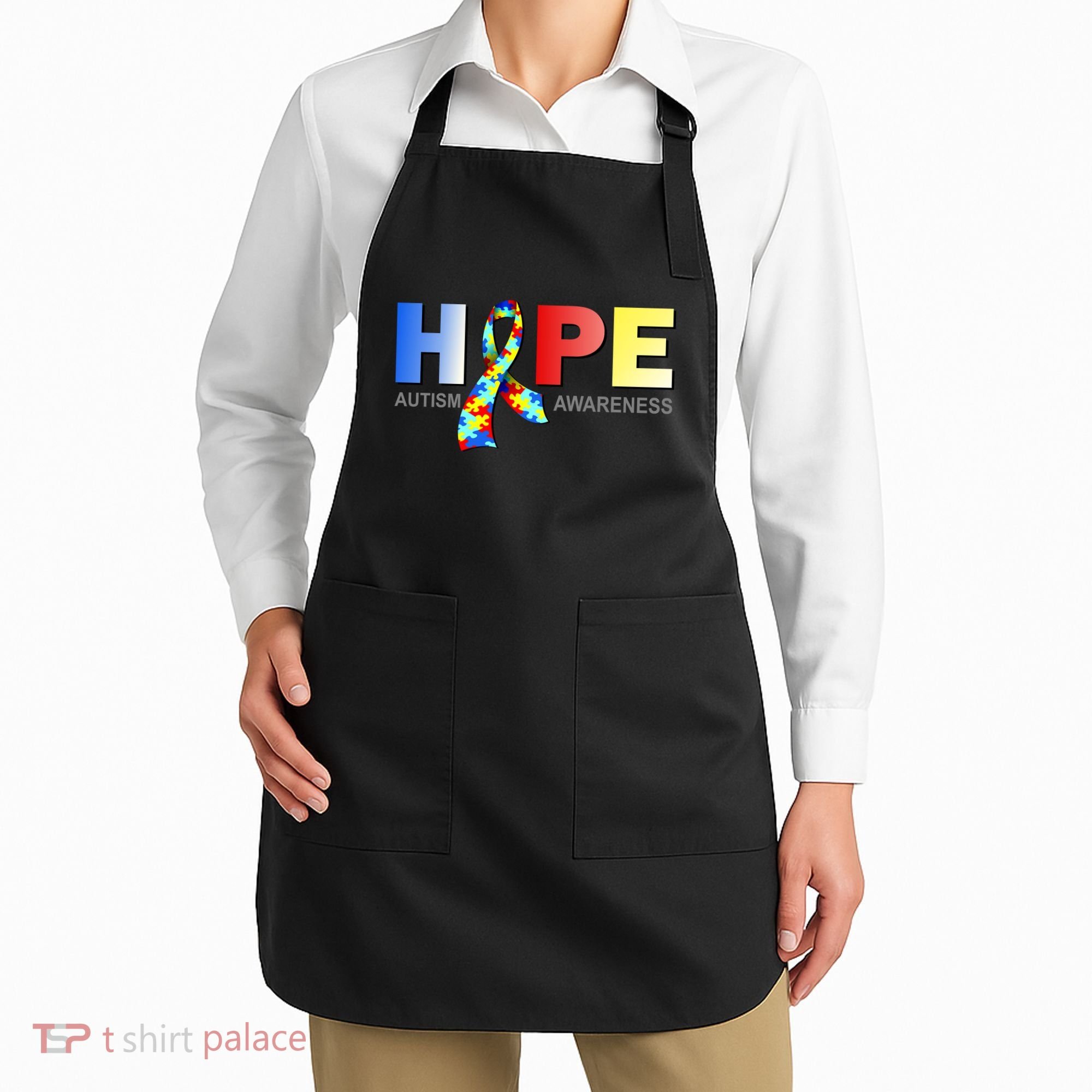 Hope For Autism Awareness Tribute Apron