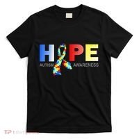 Hope For Autism Awareness Tribute T-Shirt thumb 0