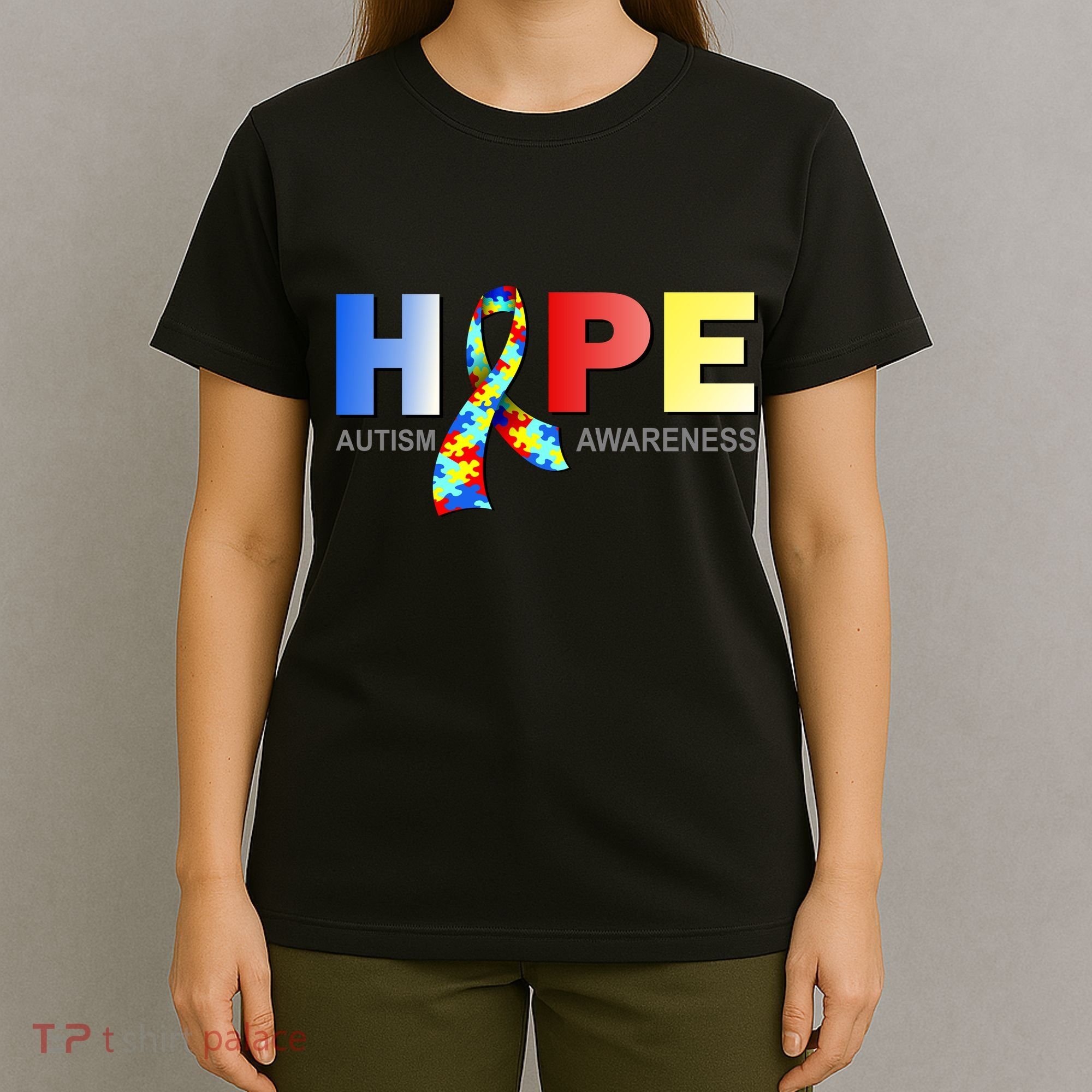Hope For Autism Awareness Tribute T-Shirt