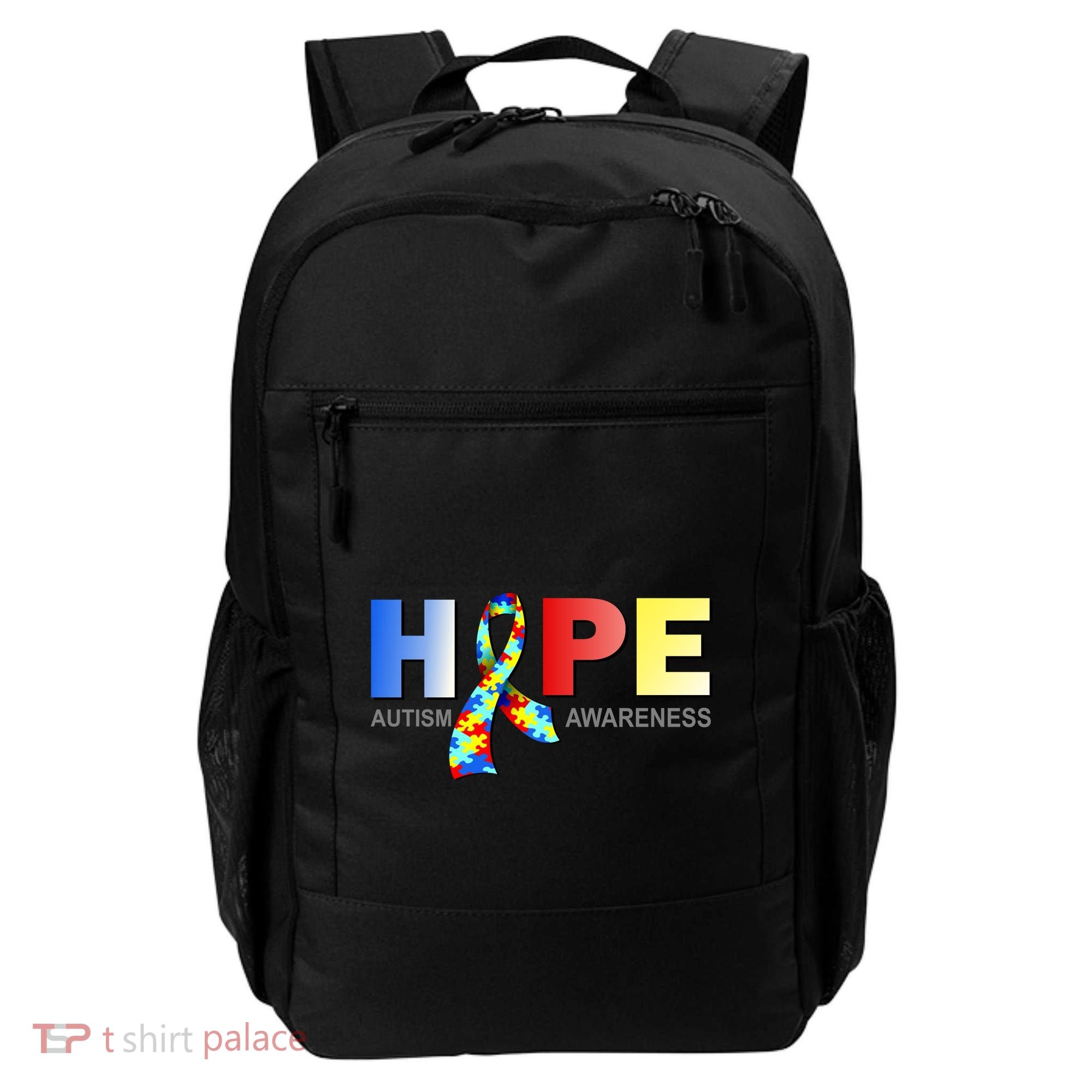 Hope For Autism Awareness Tribute Backpack
