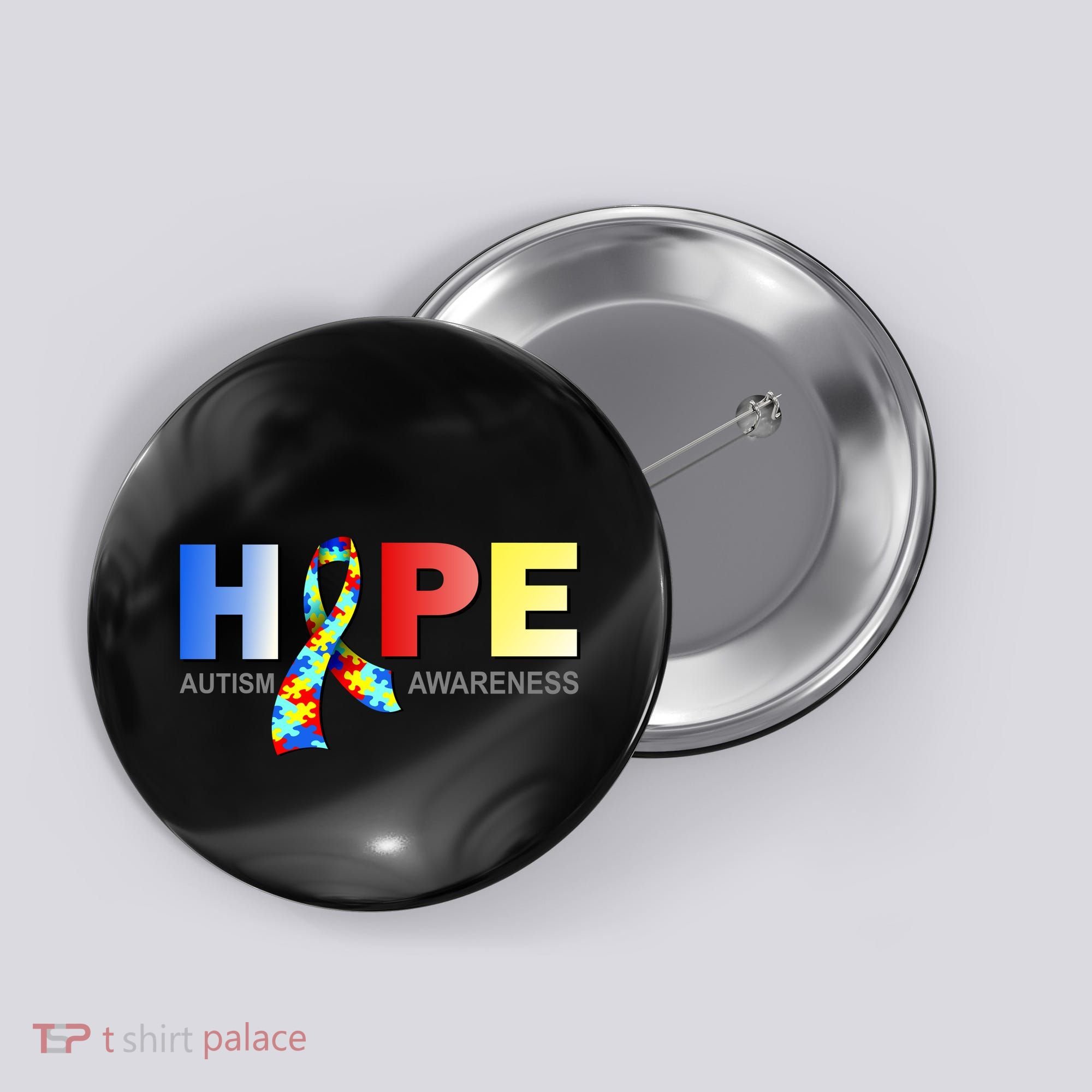 Hope For Autism Awareness Tribute Button
