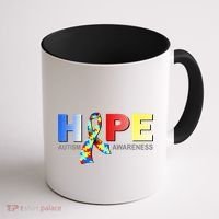 Hope For Autism Awareness Tribute Coffee Mug thumb 1