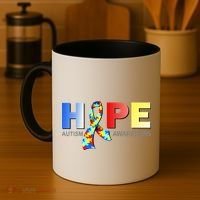Hope For Autism Awareness Tribute Coffee Mug thumb 4