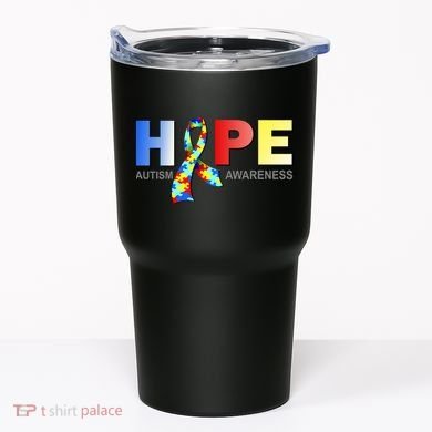 Hope For Autism Awareness Tribute Tumbler