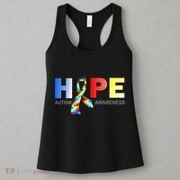 Hope For Autism Awareness Tribute Women's Tank Top thumb 3