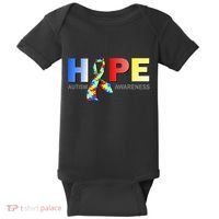 Hope For Autism Awareness Tribute Baby Bodysuit thumb 0