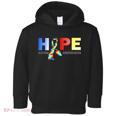 Hope For Autism Awareness Tribute Toddler Hoodie