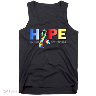 Hope For Autism Awareness Tribute Tank Top