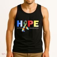 Hope For Autism Awareness Tribute Tank Top thumb 3