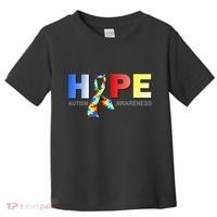 Hope For Autism Awareness Tribute Toddler T-Shirt thumb 0