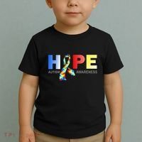 Hope For Autism Awareness Tribute Toddler T-Shirt thumb 2