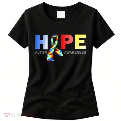 Hope For Autism Awareness Tribute Women's T-Shirt