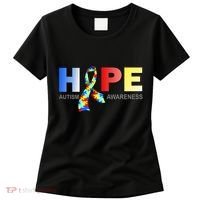 Hope For Autism Awareness Tribute Women's T-Shirt thumb 0