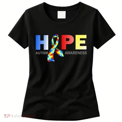 Hope For Autism Awareness Tribute Women's T-Shirt