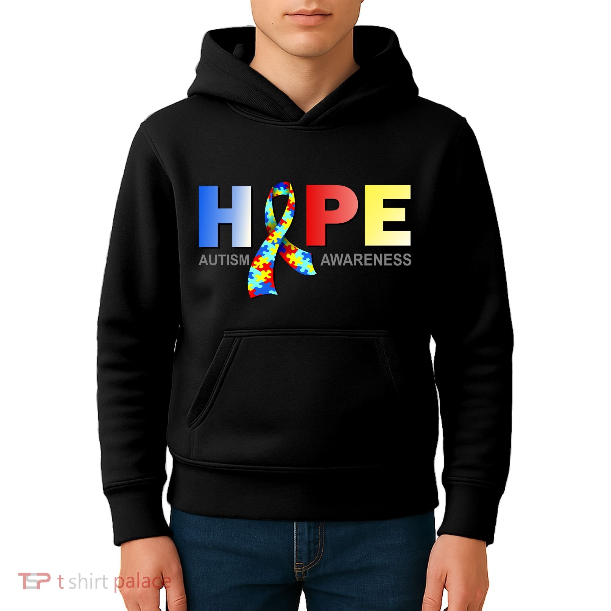 Hope For Autism Awareness Tribute Kids Hoodie