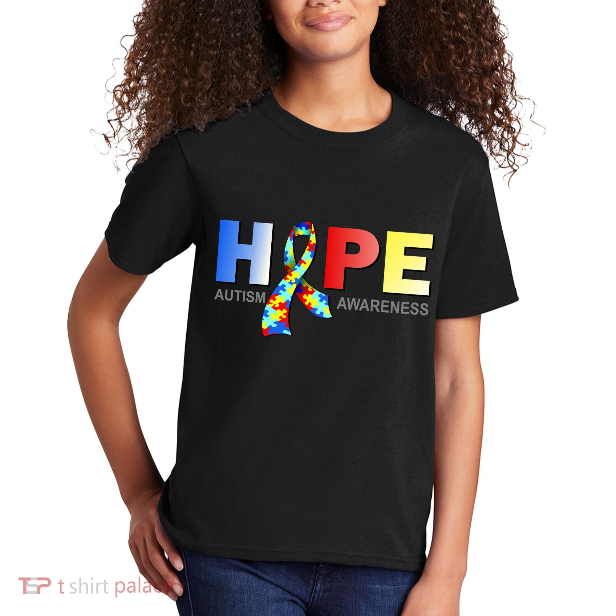Hope For Autism Awareness Tribute Kids T-Shirt