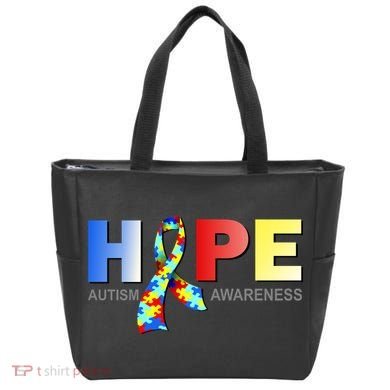 Hope For Autism Awareness Tribute Tote Bag