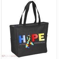 Hope For Autism Awareness Tribute Tote Bag thumb 2