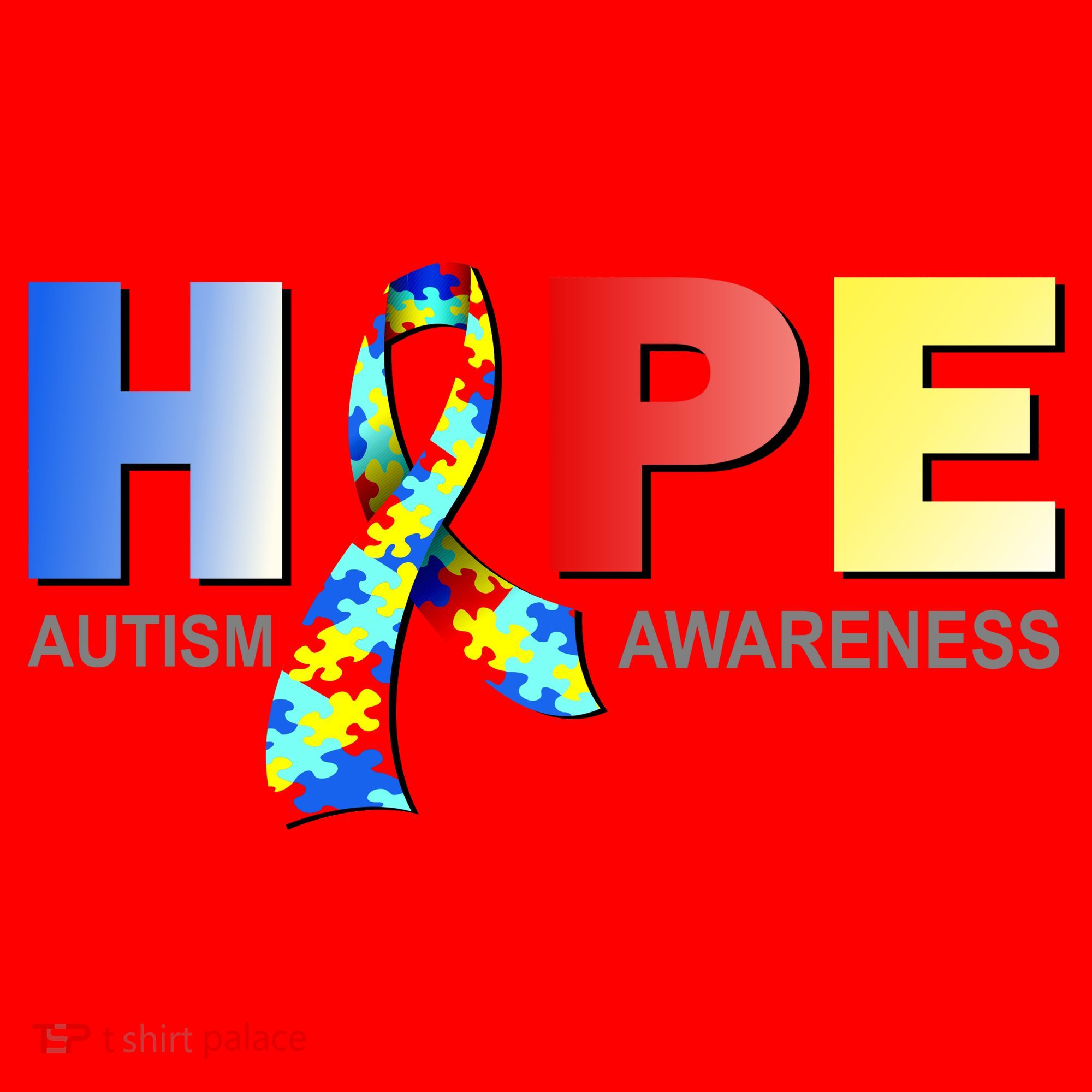Hope For Autism Awareness Tribute Santa Hat