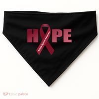 Hope For Multiple Myeloma Awareness Tribute USA-Made Doggie Bandana thumb 0