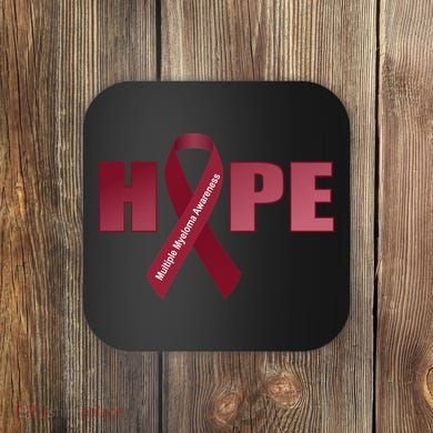 Hope For Multiple Myeloma Awareness Tribute Coaster