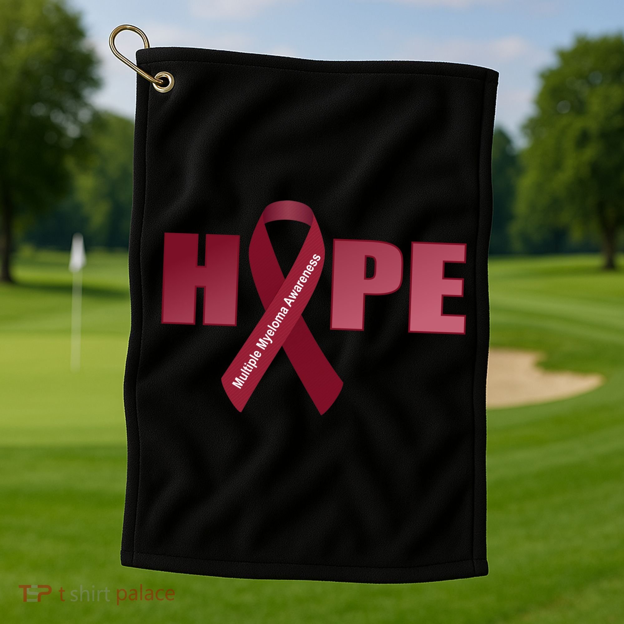 Hope For Multiple Myeloma Awareness Tribute Golf Towel