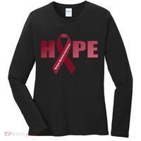 Hope For Multiple Myeloma Awareness Tribute Women's Long Sleeve Shirt thumb 0