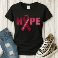 Hope For Multiple Myeloma Awareness Tribute Women's T-Shirt thumb 3
