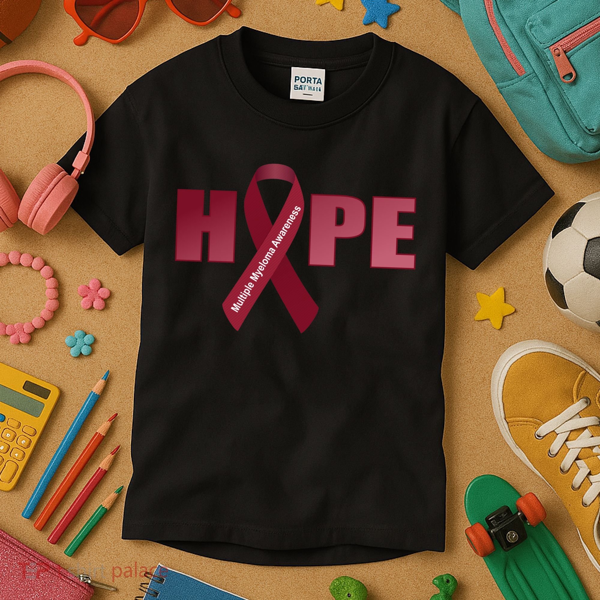 Hope For Multiple Myeloma Awareness Tribute Kids T-Shirt