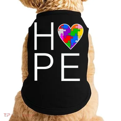 Hope Love Autism Doggie Tank